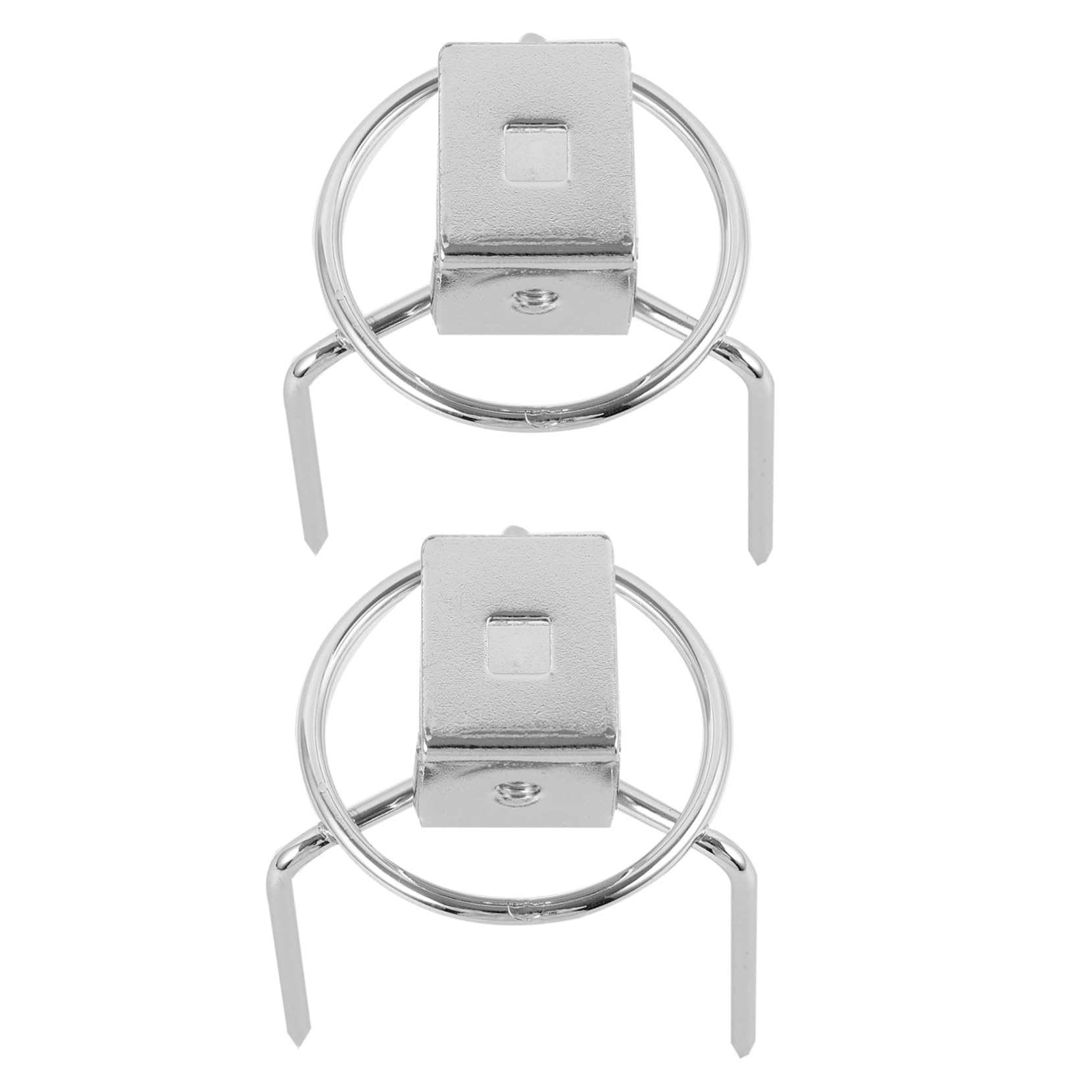 ibasenice 2Pcs Rotating Bbq Forks Stainless Steel Meat Chicken Roasting Tool Versatile Kitchen Gadget for Grilling Durable Easy to Use Forks for Outdoor Bbq and Air Frying