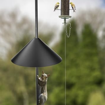 Squirrel Baffle - Wrap Around Squirrel Baffle Bird Feeders from Squirrels, Squirrel Guard for Bird Feeder Pole (12 Inch)