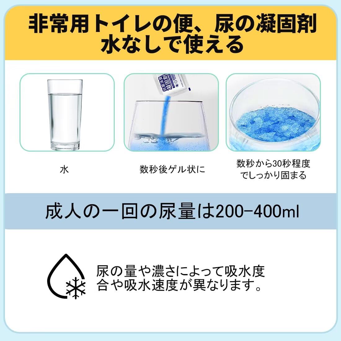 Amazon.co.jp: Umebana 200回分 簡単トイレ 凝固剤 個包装 抗菌 消臭