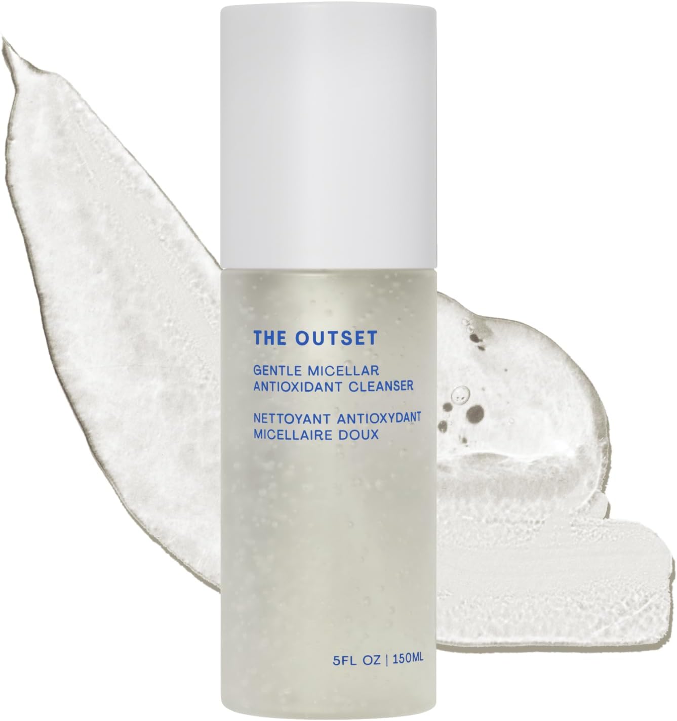 Gentle Micellar Antioxidant Cleanser - Gel Face Wash + Makeup Remover - Hydrating and Brightening - Fragrance Free for Sensitive Skin - Clean, Vegan, Gluten Free, All Skin Types - 5 fl oz
