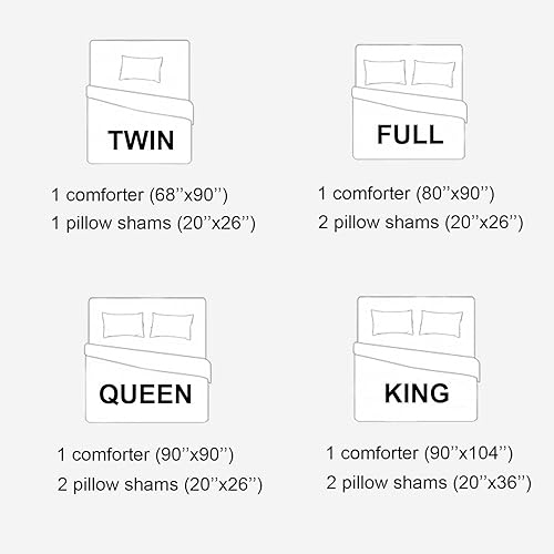 Miniatura 6 de ETDIFFE Edredón de tamaño Queen, juego de ropa de cama y colección suave de 3 piezas, color gris pardo, ligero, para todas las estaciones, edredón