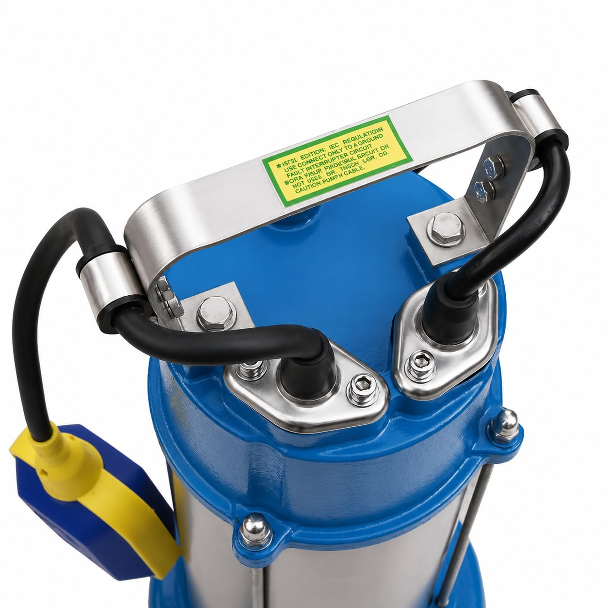 Bomba de Agua de Drenaje Sumergible con Triturador - 1300w - 151615