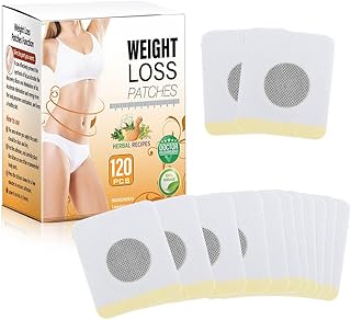 Abnehmpflaster, 120 Stück Abnehmen Schnell Fettverbrenner Slimming Patch für den Bauchbereich, Sanfte Unterstützung im Alltag, Atmungsaktiv und Komfortabel, Natürliche Formel