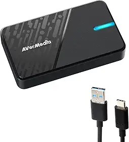 AVerMedia Placa de captura para streaming, 4K60 HDR Passthrough, gravação de vídeo 1080p60, transmissão de jogos de latência ultrabaixa para Switch 2, Xbox, PS5, PC on Twitch, OBS, Win11, Mac