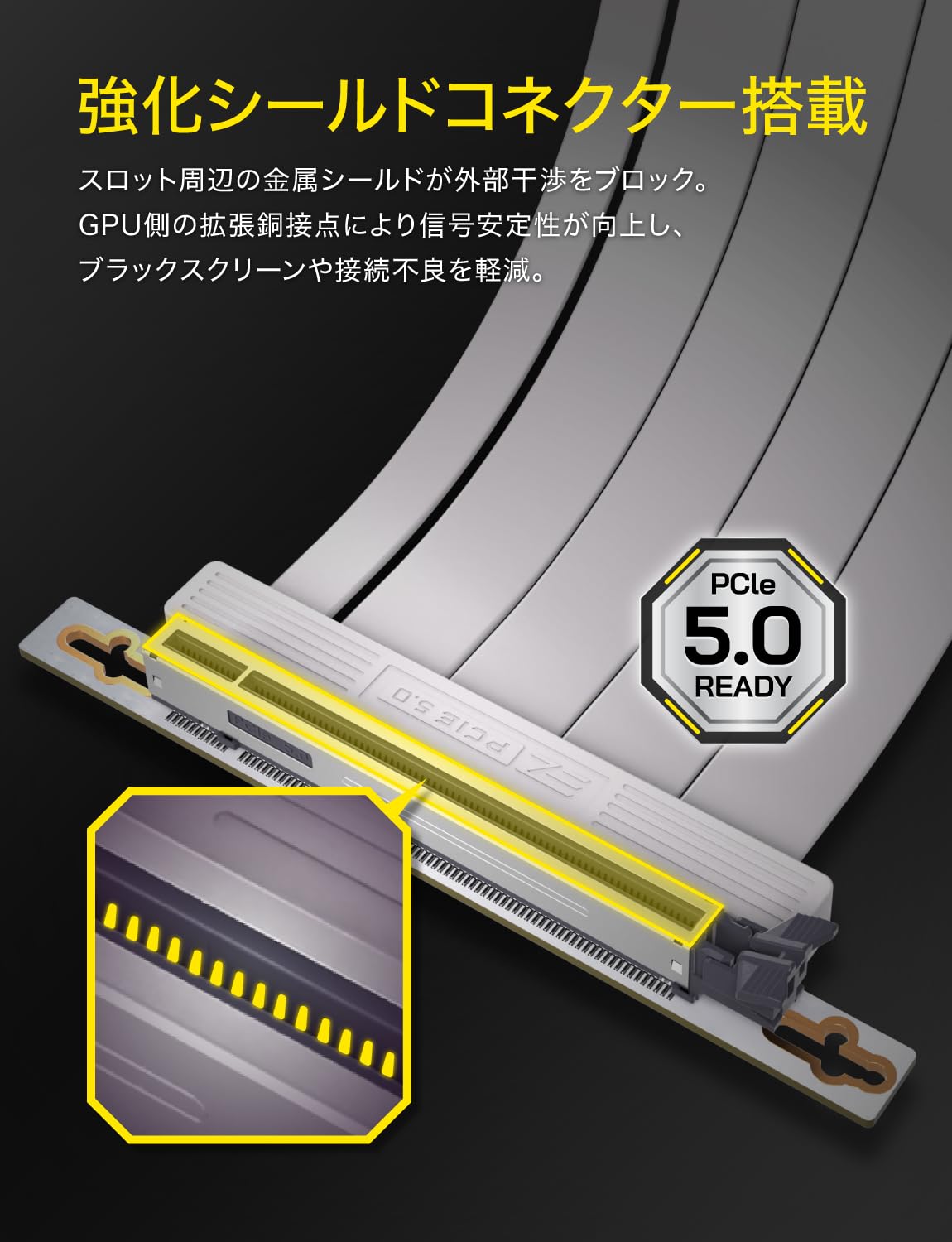 Amazon.co.jp: EZDIY-FAB PCIe 5.0 x16 ライザーケーブル 128GB/s GPU