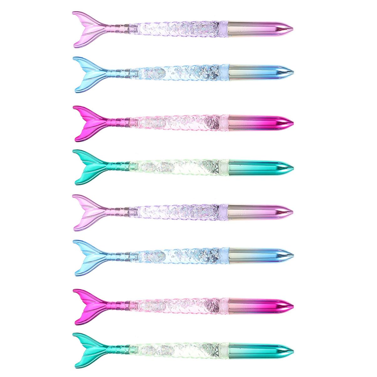 ABOOFAN 24pièces Stylos Forme De Sirène Avec Encre Gel Stylos Adorables Pour École Et Bureau Écriture Douce Et Fluide Pour