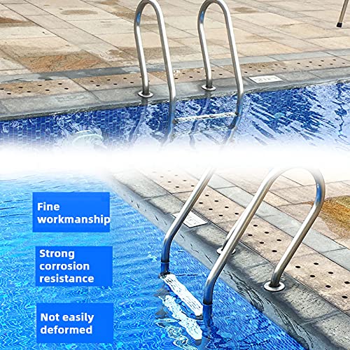 Escalera para piscina con 2 peldaños antideslizantes miniatura 2
