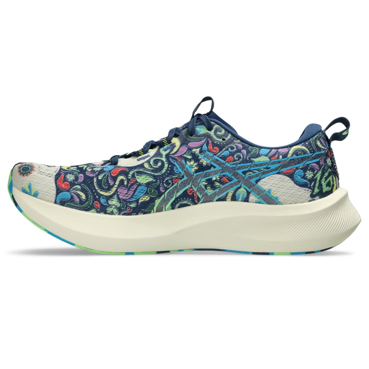 Asics Scarpe da Corsa Noosa Tri 16 Limited Edition Uomo, Geco Nero/Verde, 12.5