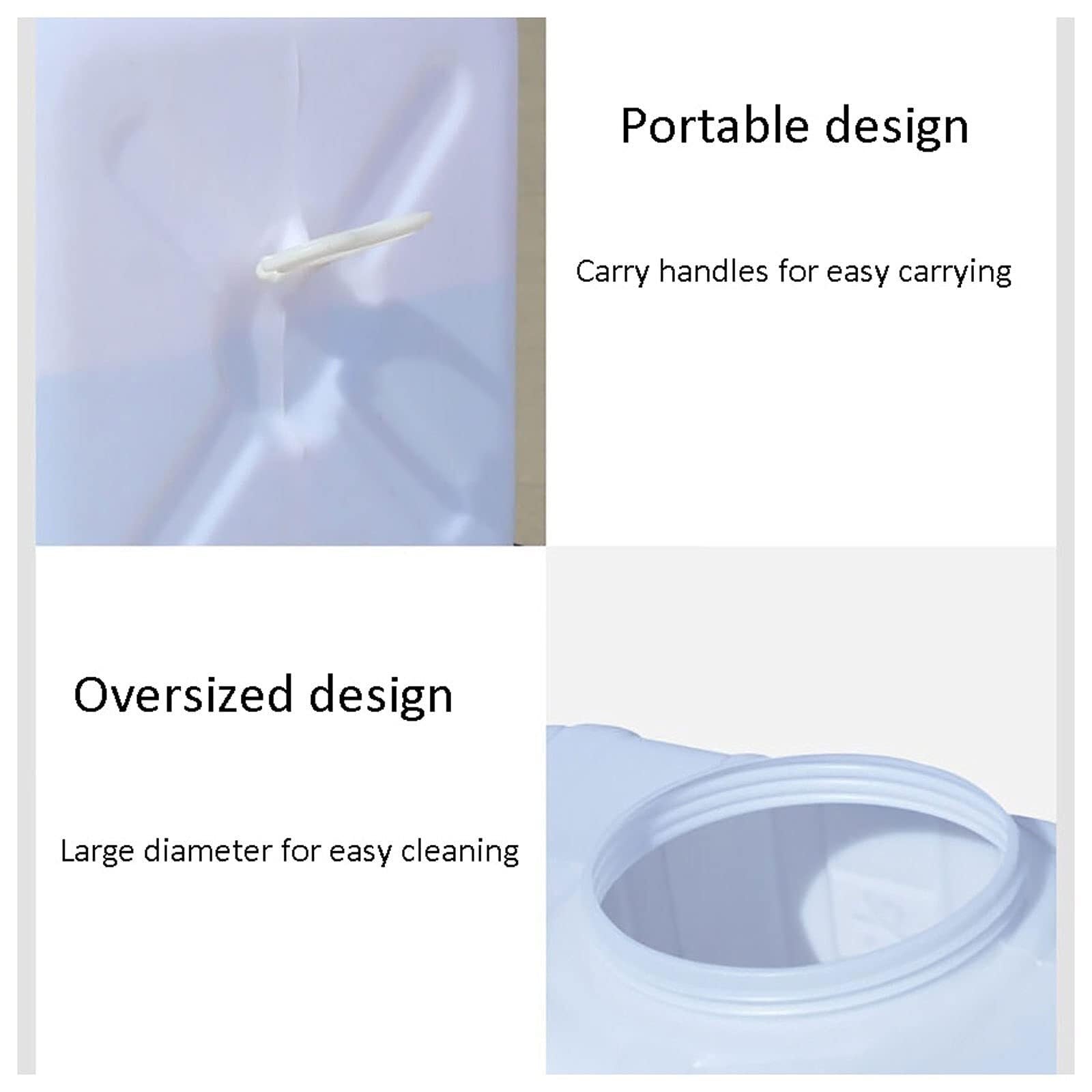 Contenitori d'Acqua Serbatoio dell'Acqua Contenitore Auto Trasporto Acqua Potabile Portatile Contenitore Secchio con Rubinetto for Campeggio, Escursionismo, Arrampicata, Zaino in Spalla (Mater