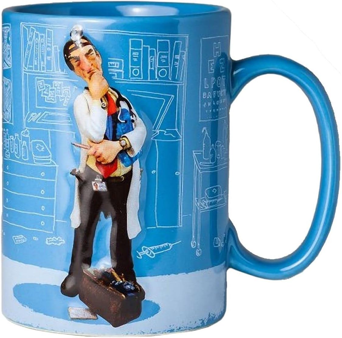 The Doctor Mug, Ceramic, Multicoloured, 8 x 8 x 12 cm