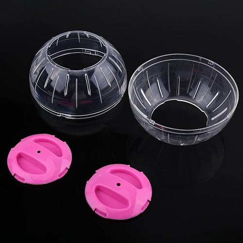 Miniatura 6 de Rueda de Hámster de ejercicio pelota, run-about Mini 4.7inch animales pequeños mouse Gerbil Actividad Toy Pet, 3Pack