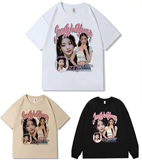 IVE ウォニョン グッズ Tシャツ 長袖 スウェット アイブ WONYOUNG ウォニョン 萌え 応援服 ジャージ ファンシャツ 長袖 防寒保暖 IVE グッズ 春秋夏着 非公式 (スウェットA,S)