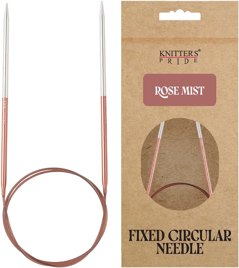 Knitter’s Pride Rosemist Fixed Circular Needles 24"" (60cm) – US Size 17 (12mm)