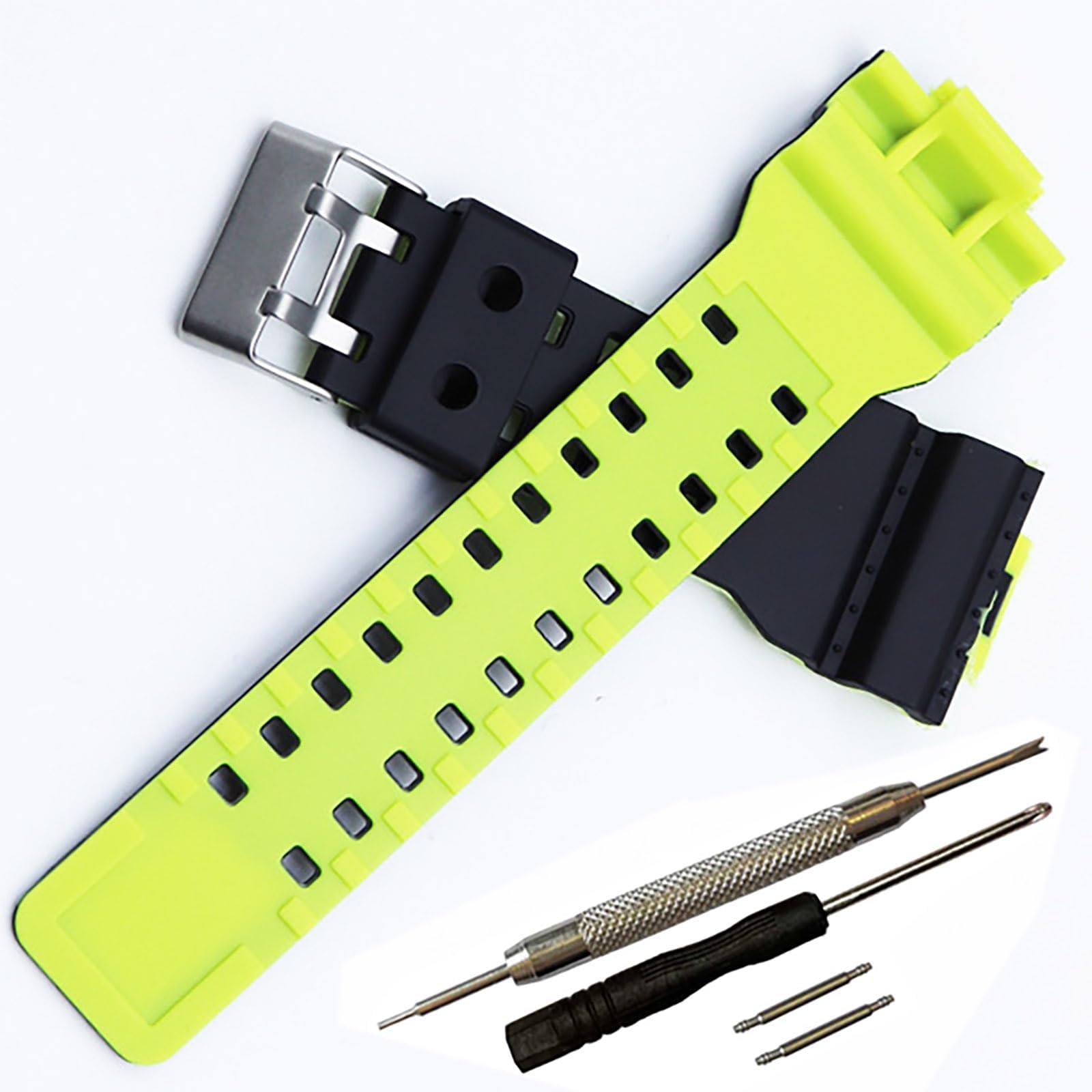 16mm G-Shock replacement watch bands for Casio G-Shock GLS-8900/GW-8900/GA-110/GA-100C/GA-120/GD-110/GLS-100