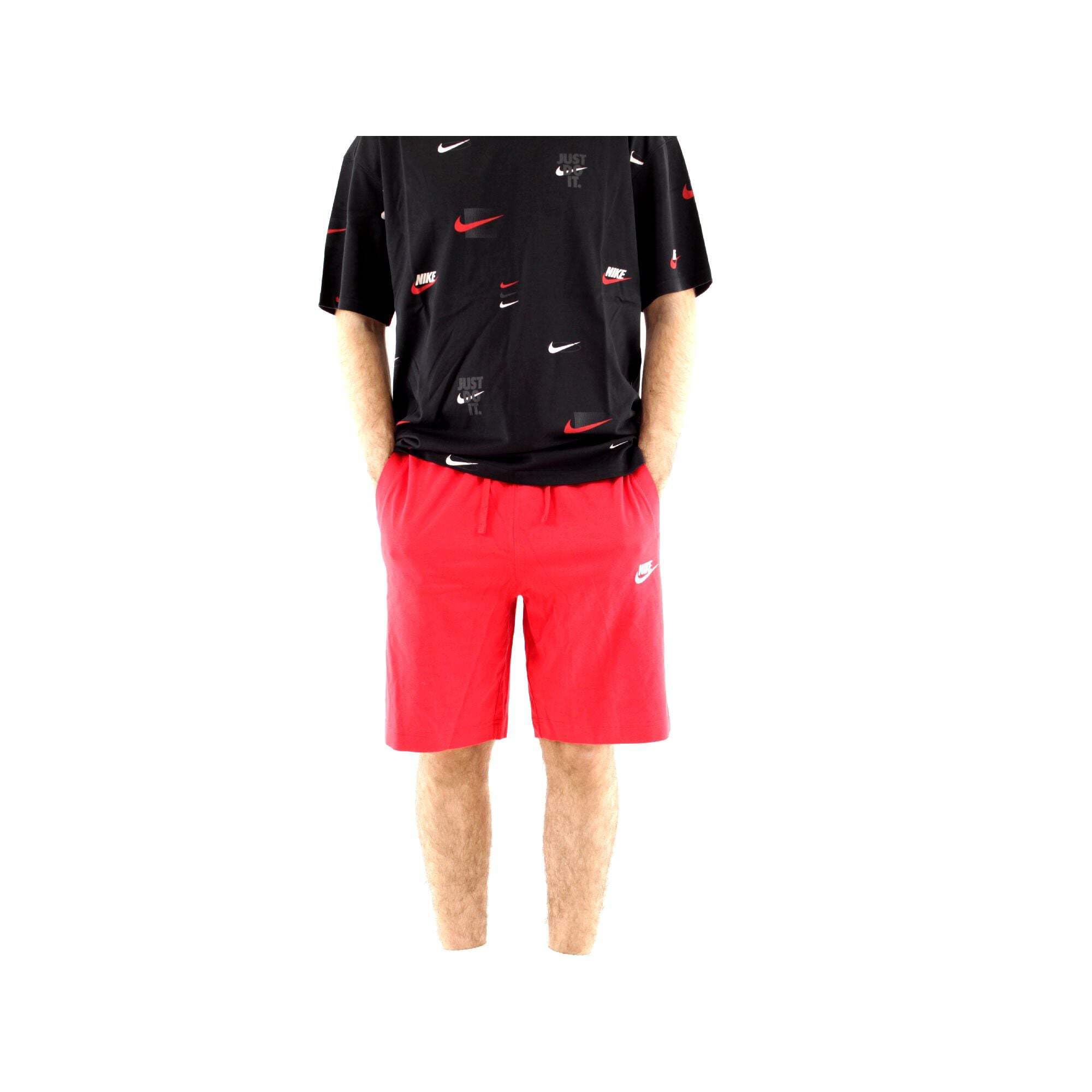 Nike M NSW Club Short JSY Sport Shorts - University Red/(White), 2XL-T