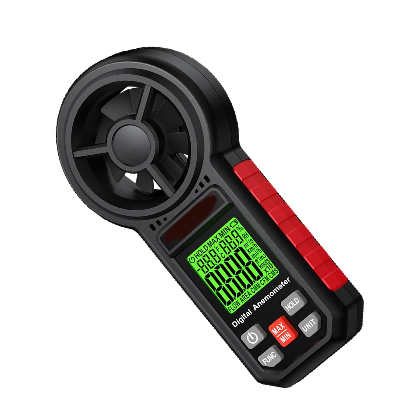 Zxfdsfdbnm Speed Meter With Digital Readout For Wind Direction Humidity Temperature Measurement & Accurate Result Temperature Humidity Meter