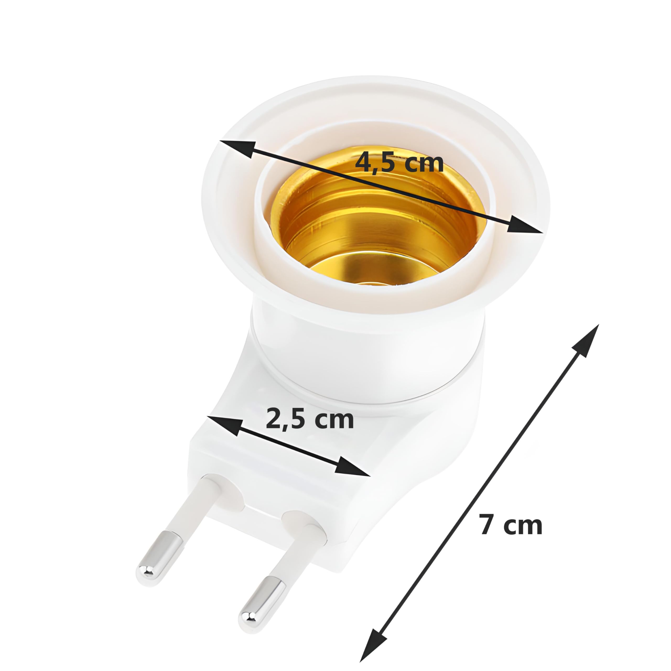 Retoo Oprawka do lampy E27 bez kabla, gwint z żarówką, lampa ścienna, adapter do lampy kuchennej, konwerter, lampa do czytania, lampa ścienna, gwint z żarówką, żarówki dyskotekowe