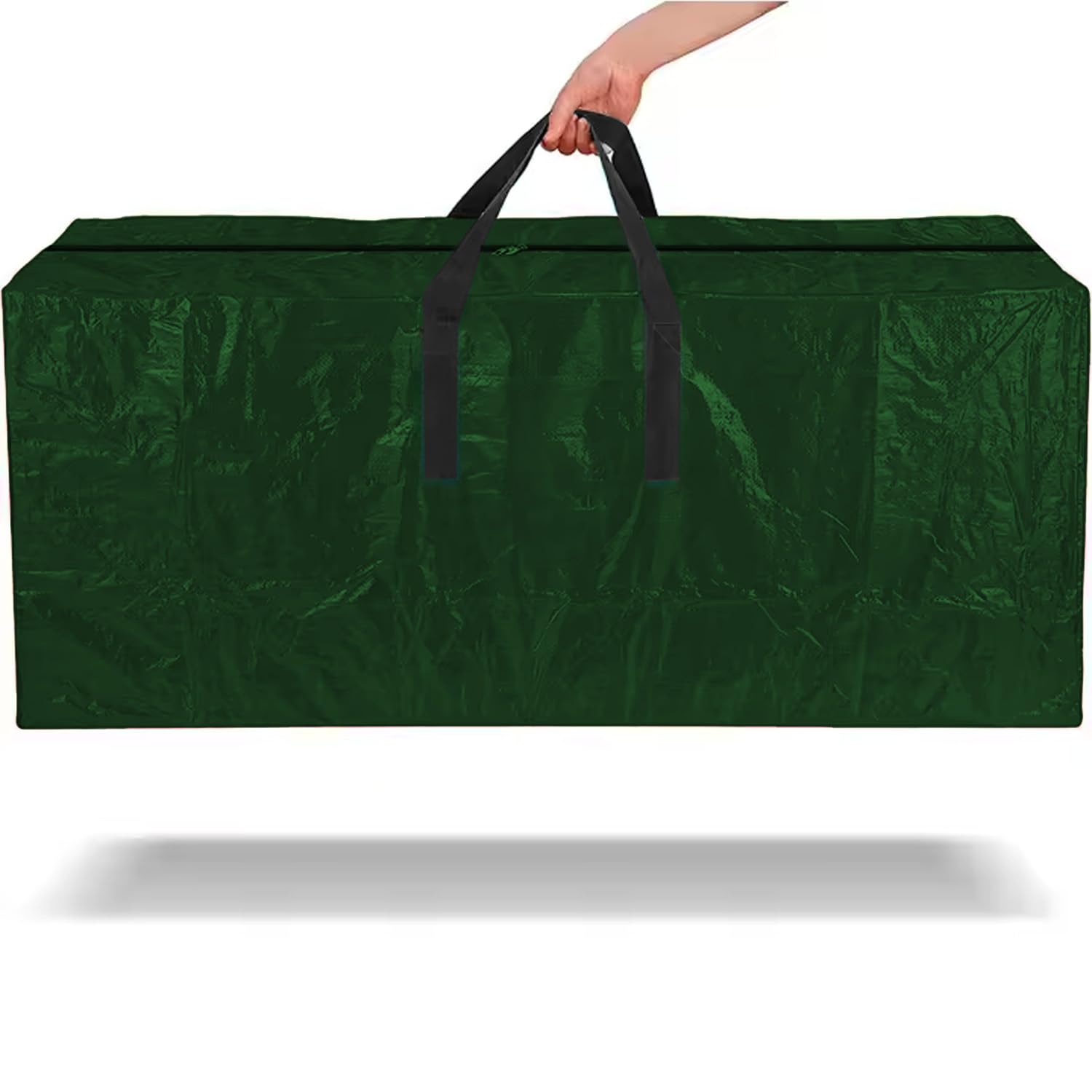 Albero Di Natale 240 Cm Con Sacca Effetto Reale 1516 Rami Foltissimo Molto Folto Rami A Gancio Base A Croce Sicura In Metallo Doppia Foglia Colorata In PVC Abete Natalizio (240 Cm, 1516 Rami)