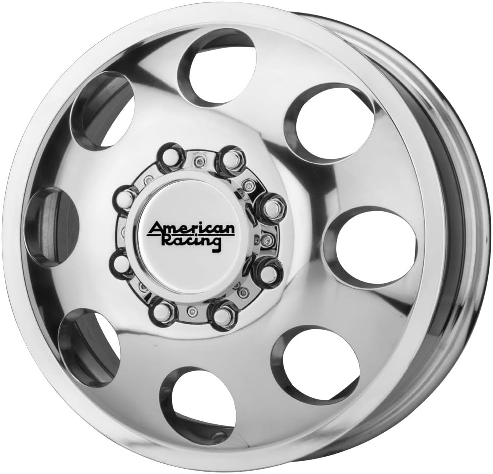 AR204 BAJA DUALLY 17X6 8X6.5 7.87 111mm POLISHED - FRONT - AR204760901111