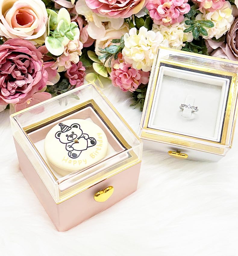 Amazon.co.jp: サプライズギフトボックス、サプライズ指輪ケース、婚約