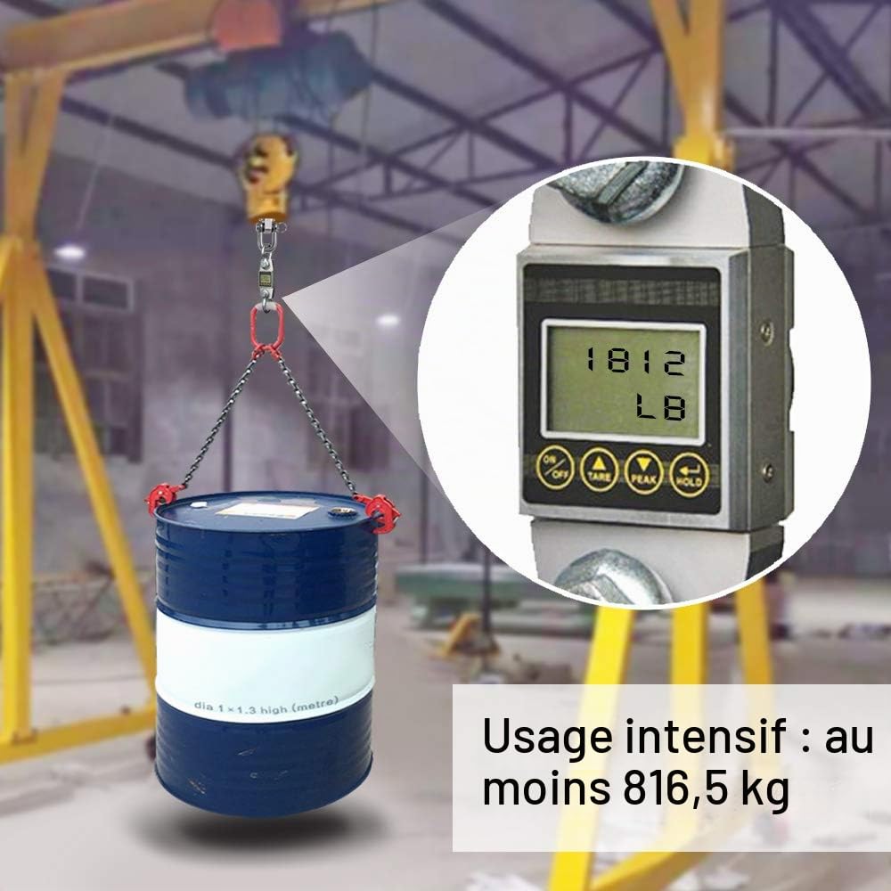 SELEWARE Crochets de suspension pivotants à 180° robustes, capacité de 800 kg en acier inoxydable 304 permanent antirouille, ensembles de balançoire de porche en bois et acier de 14,5 cm pour hamac de