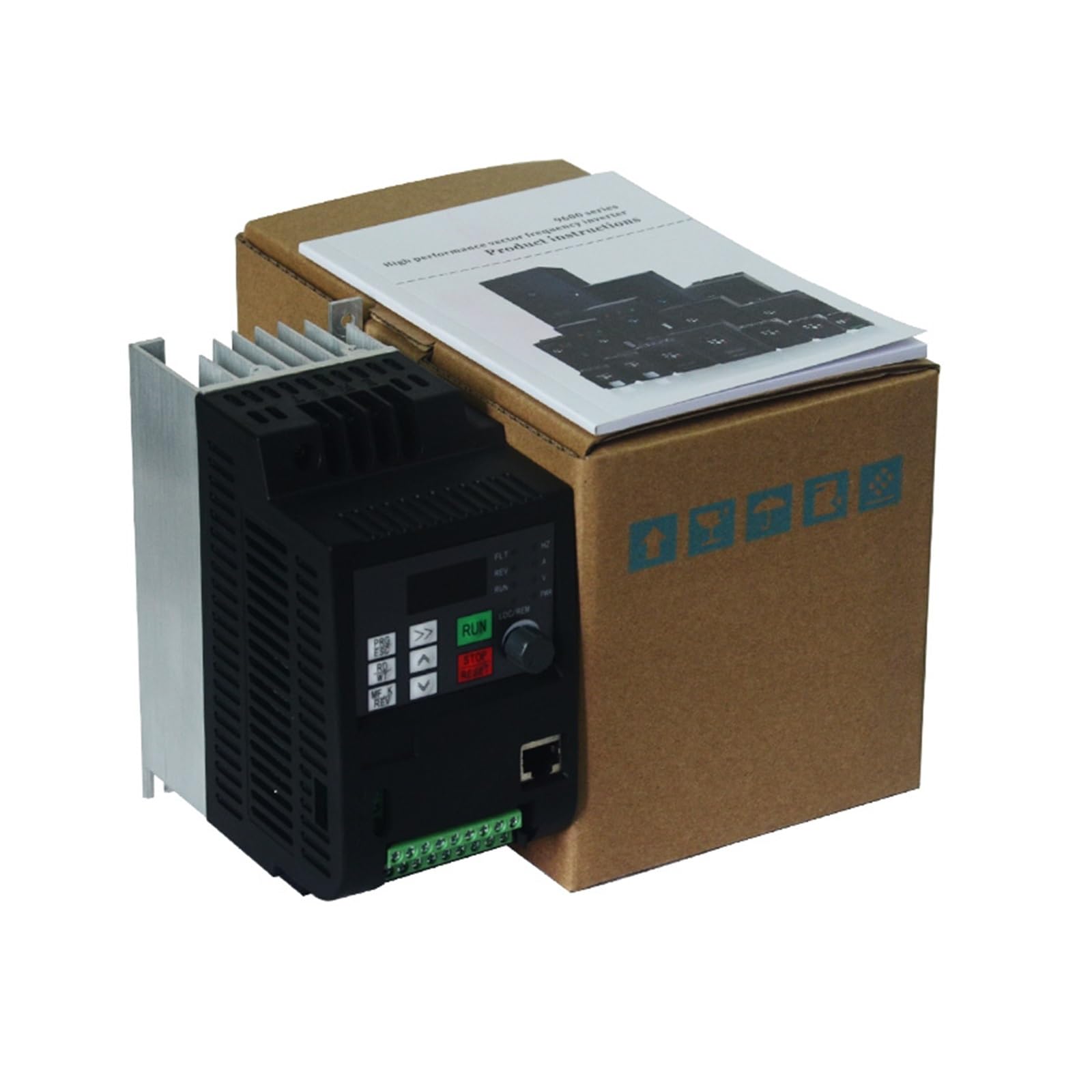 Frequenzumrichter (VFD), VFD-Wechselrichter 1,5 kW/2,2 kW/Frequenzumrichter, Ph, 220 Eingänge und Ausgänge, einphasiger VFD-Konverter mit Drehzahlregelung(2.2kw 3HP)