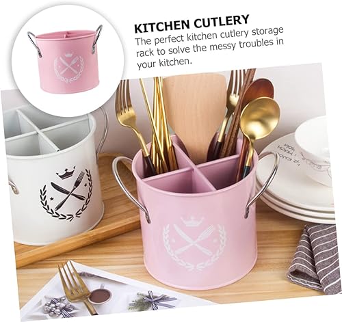 Miniatura 9 de Palillos de metal, utensilios y cubiertos, organizador de almacenamiento tenedores cuchillos, cucharas, servilletas, soporte para utensilios de