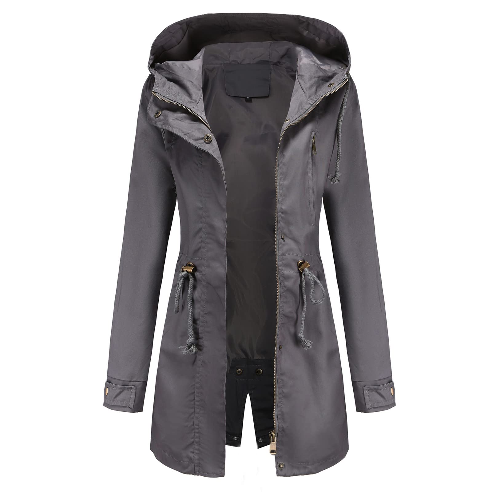 Giacca Leggera Da Donna Active Outdoor Trench A Con Cappuccio Leggero Taglie Forti Per Ragazze Cappotto Ragazza Invernale Vento Antivento Trekking Anti Pioggia Womens Rain Jacket
