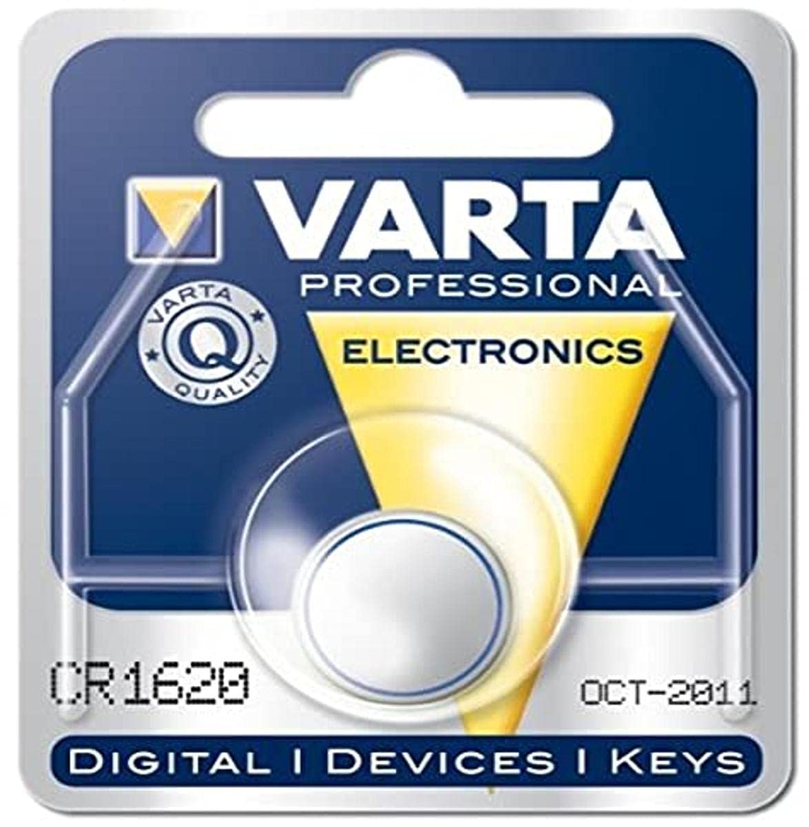 1x VARTA CR1620 Battery High Quality Lithium Cell 3V DL1620 *EXPIRY 08/2034*