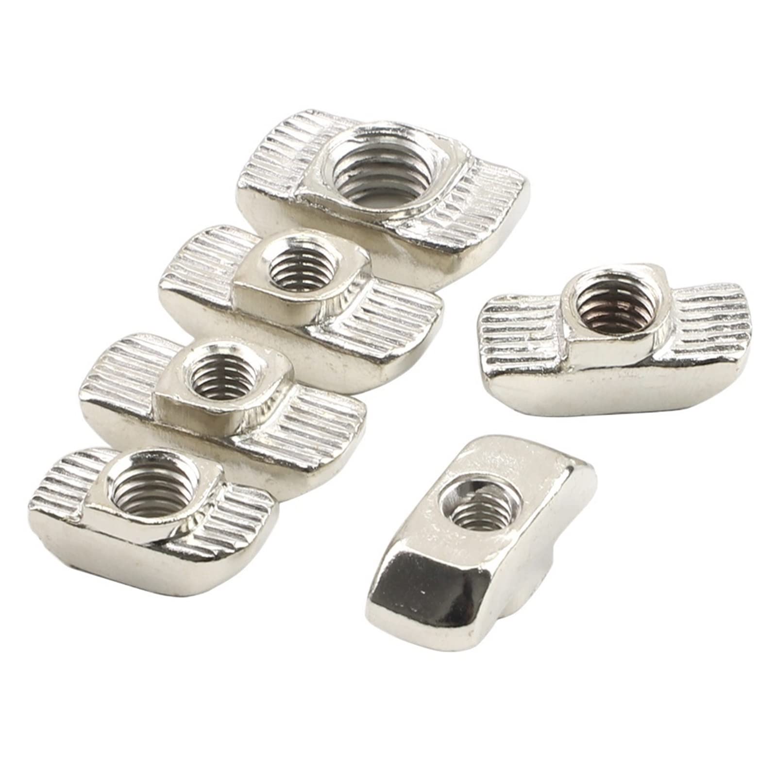 DILLERLE Nut 2pcs M3 M4 M5 M6 M8 T Slot Nut Hammer Head Fastener Sliding Nut