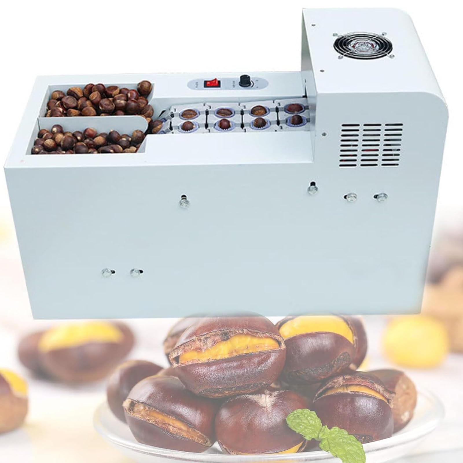 AYCDL Automatic Chestnut Peeler Machine,Commercial Chestnut Shelling and Opening Machine,Chestnut Peeling Machine,Doublechainplate,Doublechainplate