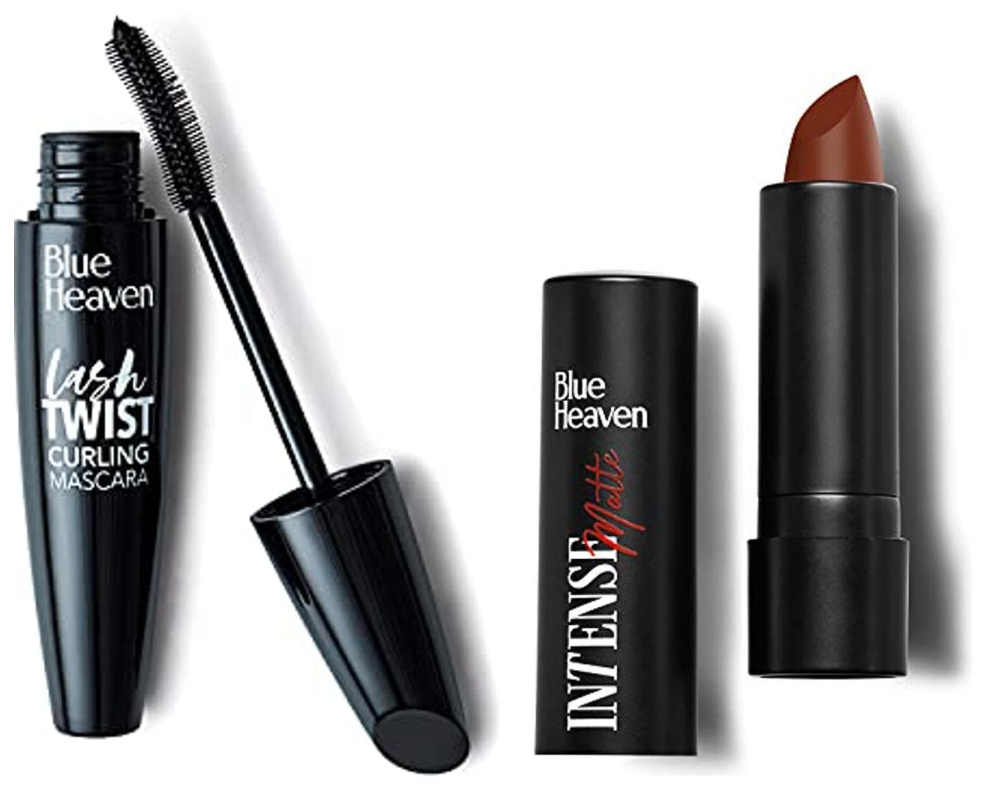 Blue Heaven Lash Twist Mascara, Black, 12 ml & Blue Heaven Intense Matte Lipstick, Chocolate Swirl,307, 4 gm-image-16