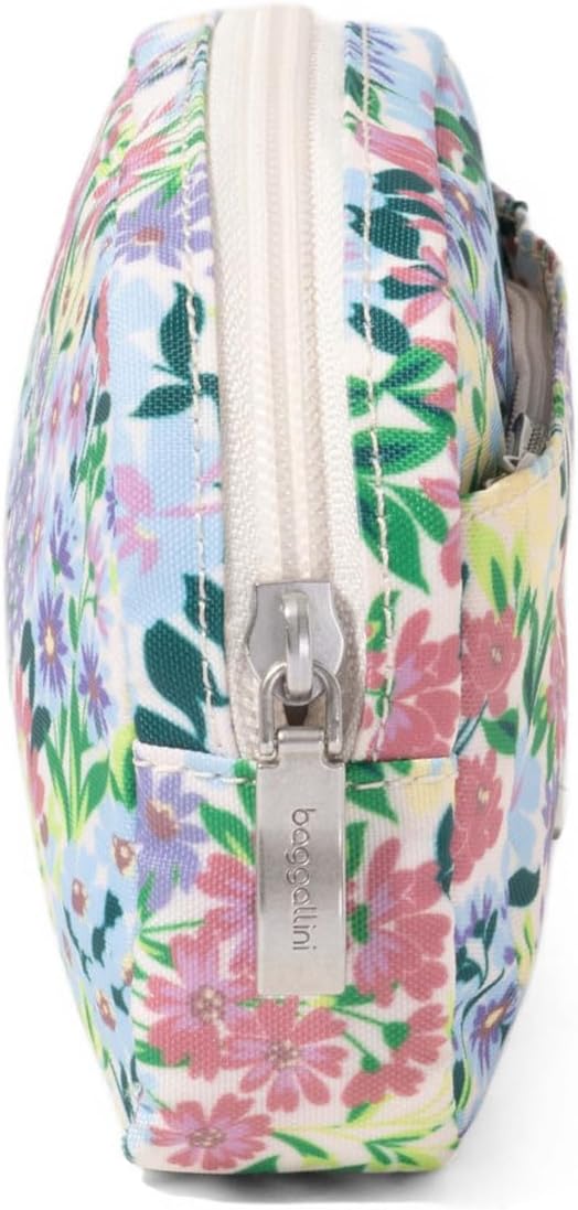 Baggallini Women's Pocket Cosmetic - Lightweight Bag - Travel Essentials Makeup Organizer Mini