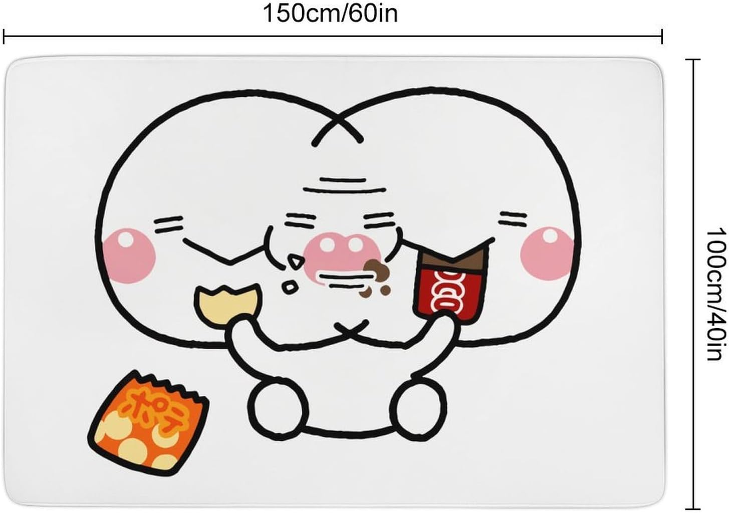 カーペット しろまるびより グッズ ラグマット ラグ 絨毯 大判 じゅうたん 洗える ふわふわ フロアマット リビングマット おしゃ