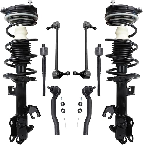 Miniatura 176 de Detroit Axle - Kit de puntales delanteros de 6 piezas para Chevrolet Aveo Aveo5 Pontiac G3 Wave, barra estabilizadora, varillas de acoplamiento