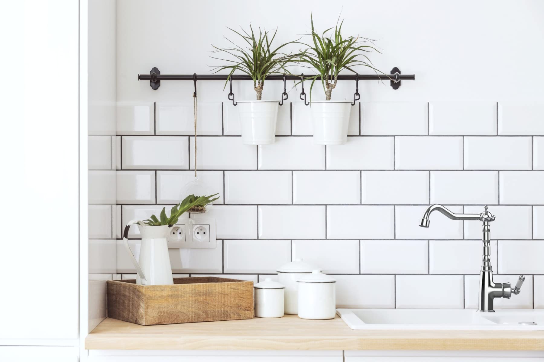 Essebagno Leeds mitigeur évier rétro chrome