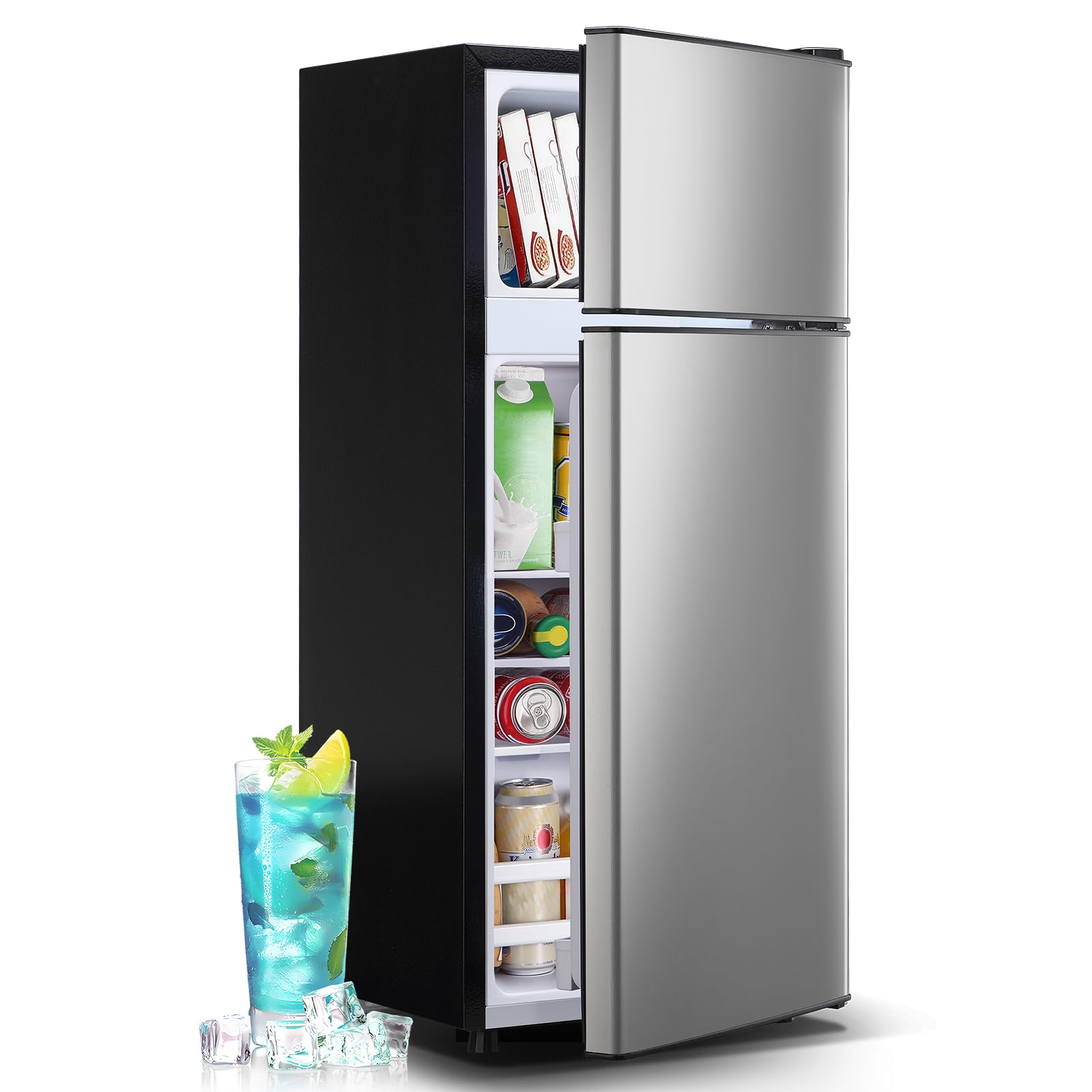 Demuller ANHUI-high43S 1.9 cu ft Compact Freezer Silver