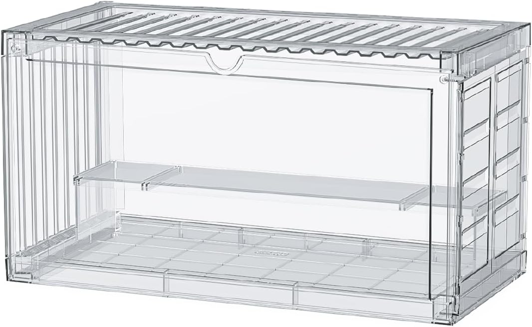 POP MART Acrylic Figurine Display Box （NO Color） Display Container Case for Blind Box Toys Collection
