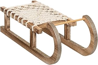 FEERIC LIGHTS & CHRISTMAS - Objeto de Madera Trineo Cuerda l 40 cm