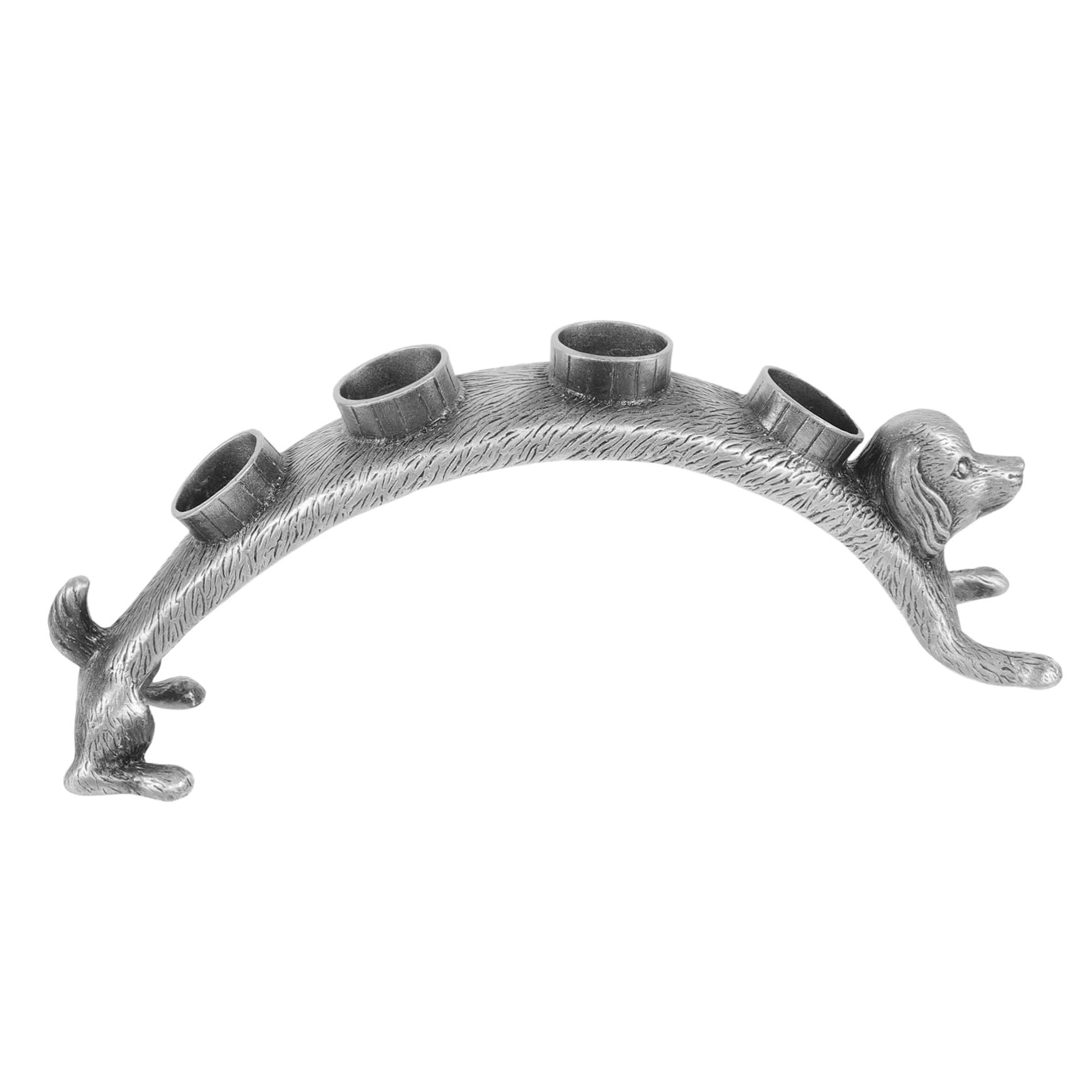 Présentoir à bouchons design chien en alliage de zinc élégant