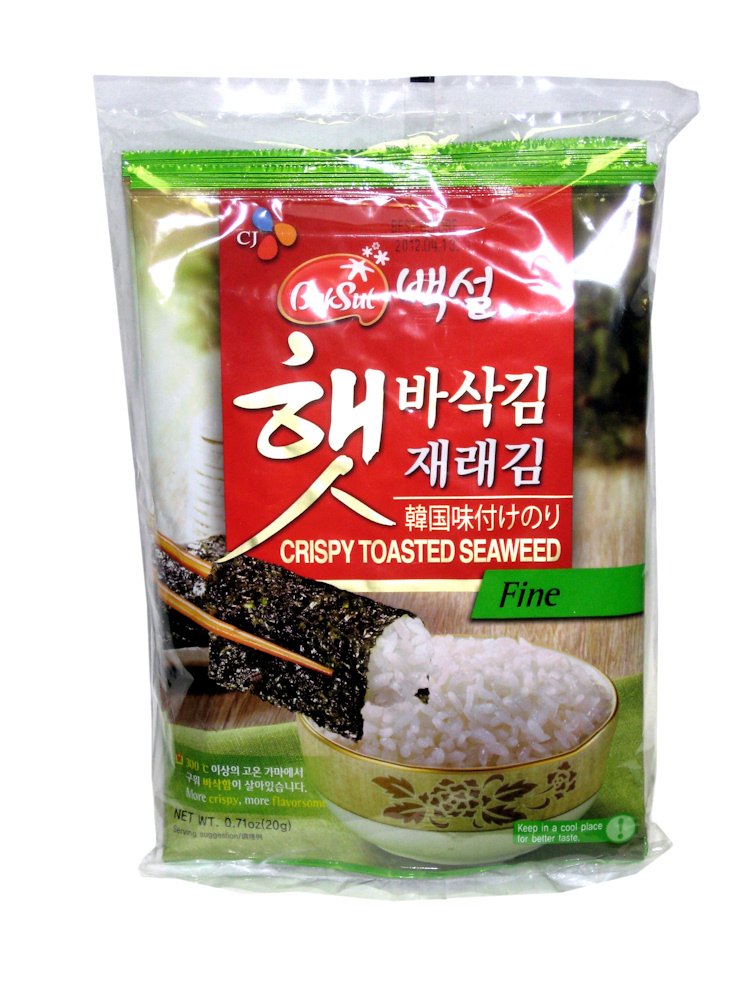 Buy CJ Bibigo Savoury Roasted KoreanStyle Seasoned Seaweed (Big Sheet