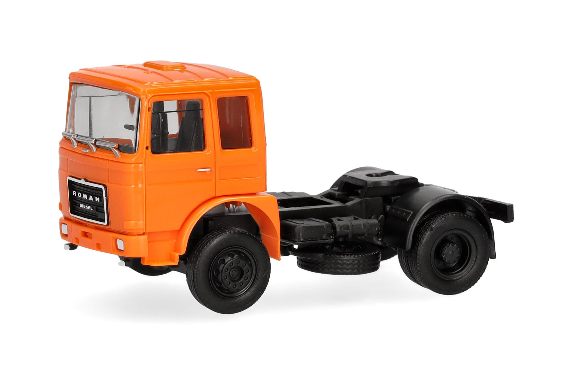 Herpa 310550-004 - 1:87 Roman Diesel Tractor 2 Axles, Orange (Deutrans) - New