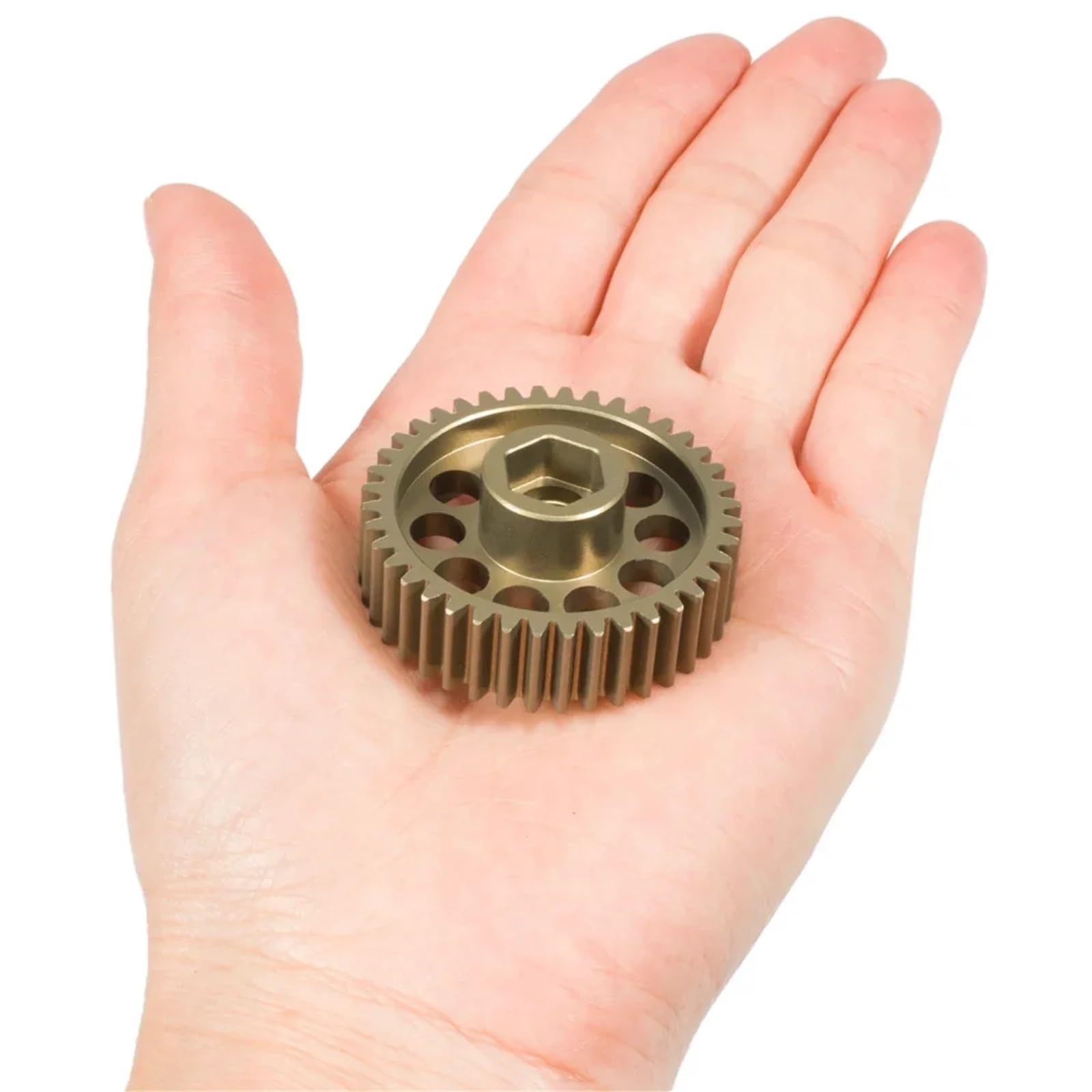Per Tamiya Per Super Per Clod Per Buster 1/10 Rc Off-Road Monster Truck 7075 Alluminio 40T Diff Spool Gear Parti Di Aggiornamento RC Componenti