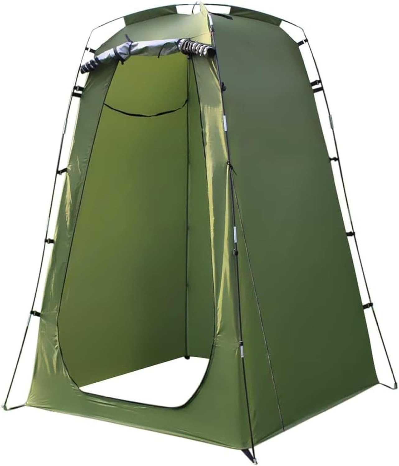 Pop-Up Changing Tent, 190T Changing Tent with Window & Door Camping Supplies with Windproof Rope & Peg Water & Sun Proof for Outdoor, 47x47x75.-