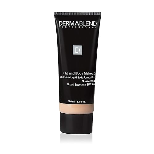 Miniatura 1 de Dermablend Leg and Body Makeup with SPF 25 Skin Perfecting Body Foundation for Flawless Legs with a Smooth Even Tone Finish 34 Fl Oz 0N Fair