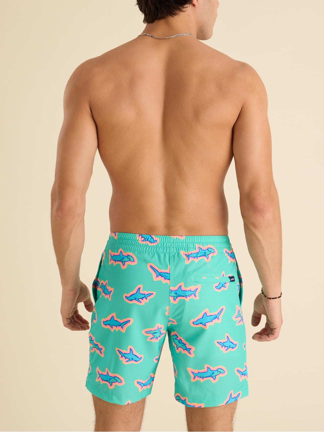 Chubbies Gefütterte Herren-Badehose, 17,8 cm, Badeshorts und Herren-Shorts mit elastischem Bund, Stretch, Boxershort-Futter, LSF 50+