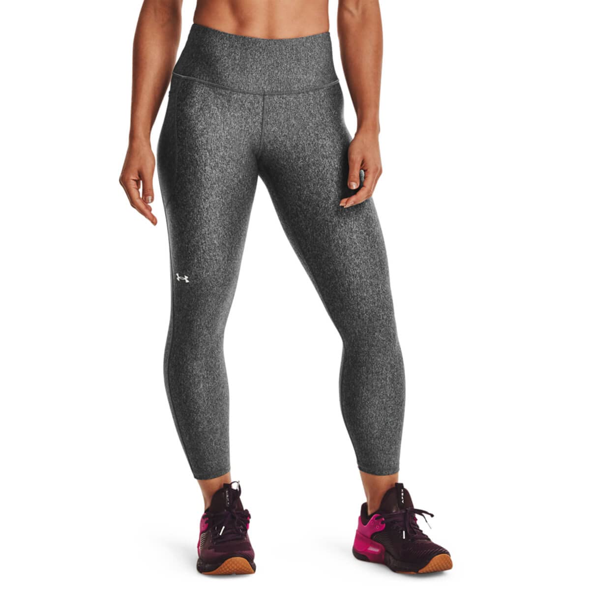 Under Armour HG Armour Hi Ankle Leg - Legging de Sport léger, Pantalon de Sport pour Femme - Pantacourt - Femme