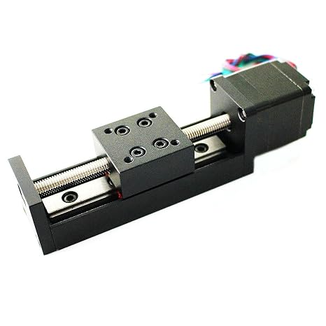 150mm Effective stroke Mini T Type Sliding Table with Linear Rail Guide and 28mm NEMA 11 Stepper Motor for Enhanced Precision industry(150mm 2mm pitch)