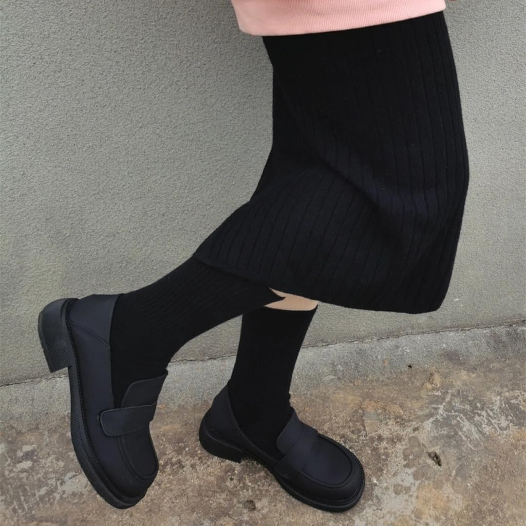 HHX YONLEE Crew Socks for Men & Women – Size 6-9 10-13, Soft Cotton Blend, Seamless Toe, Breathable Unisex Mid-Calf Socks - Image 3