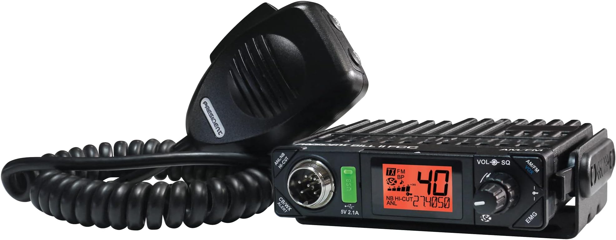 Electronics Bill II FCC Ultra-Compact AM/FM CB Radio